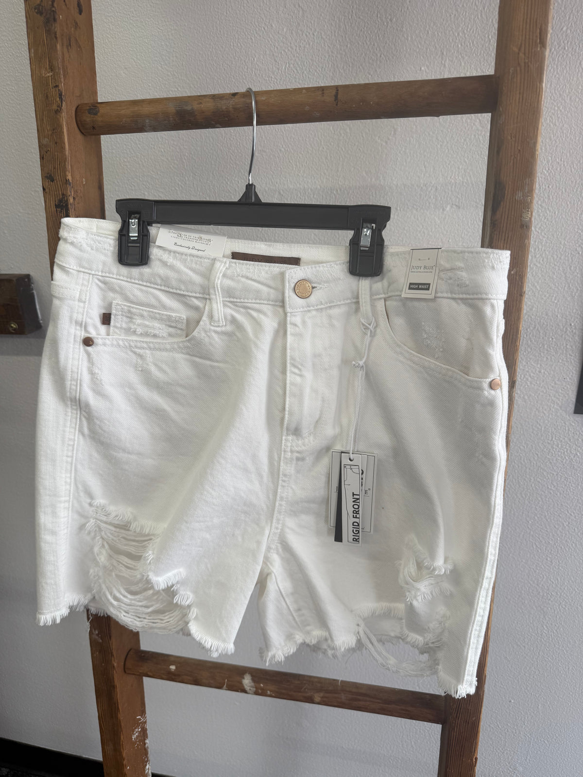 Judy Blue White Shorts