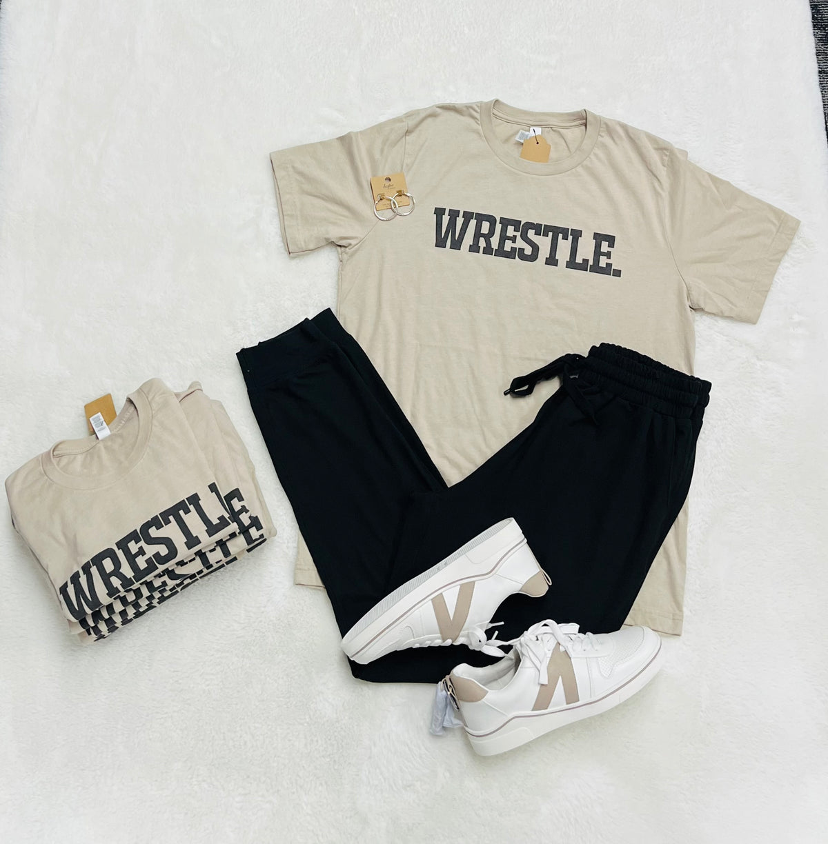WRESTLE. Graphic T