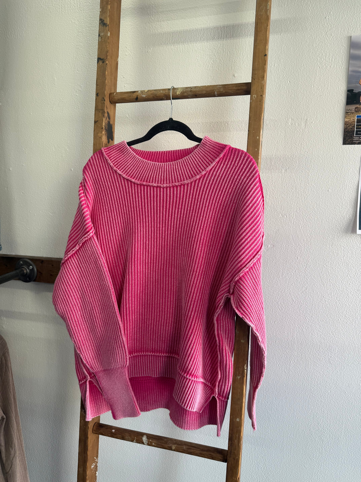 The Miley Washed out Ribbed Sweater