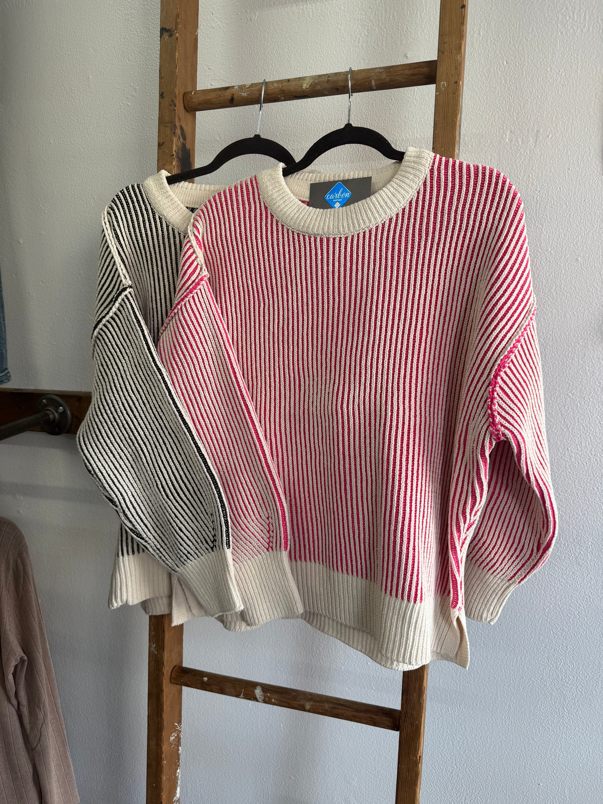 Becky Two Tone Sweater