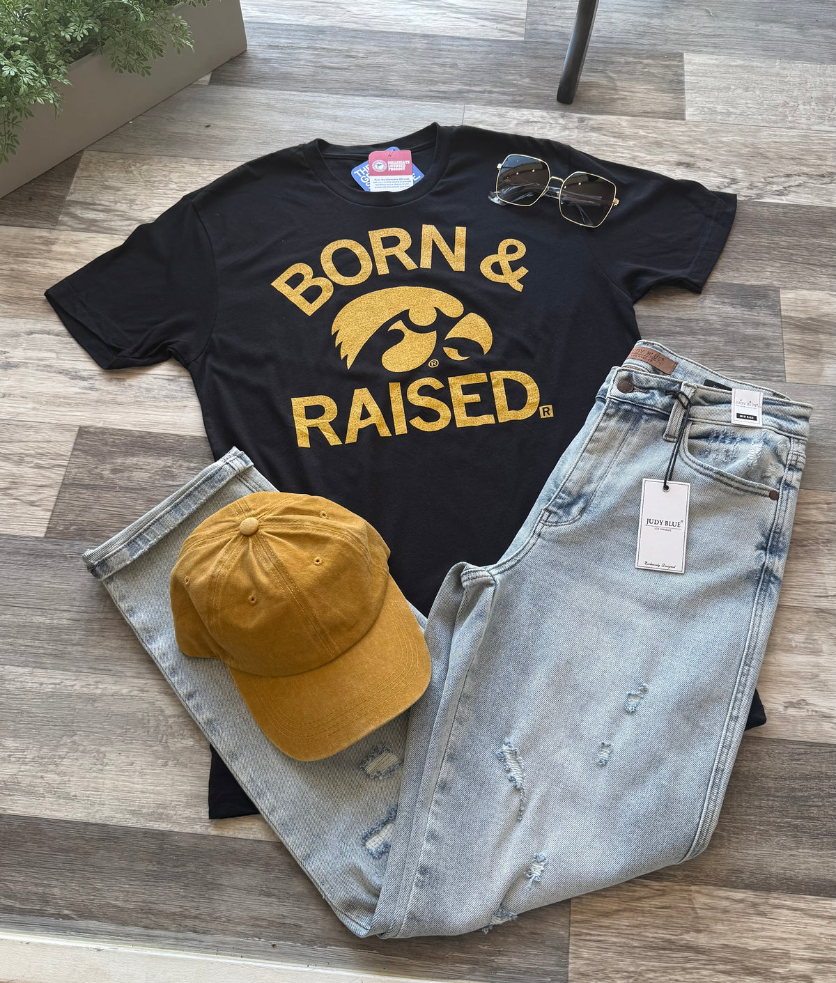 Iowa Born & Raised RAYGUN Tee
