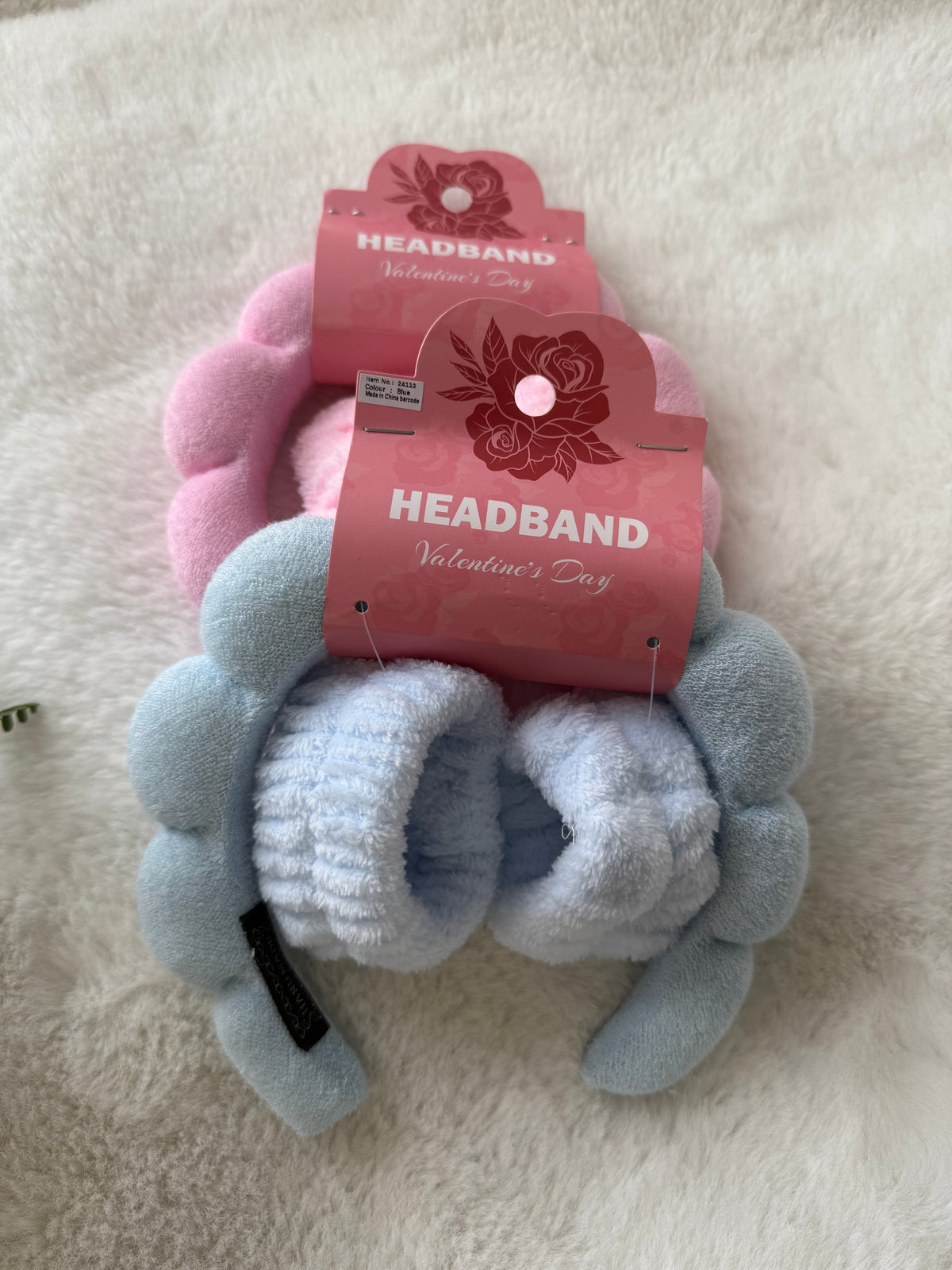 Face Wash Wrist Towels and Headband