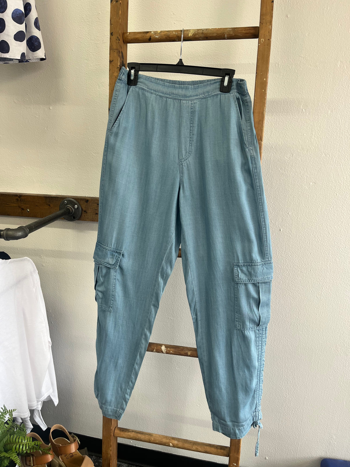 Tencel Denim Cinch Cargo Pant