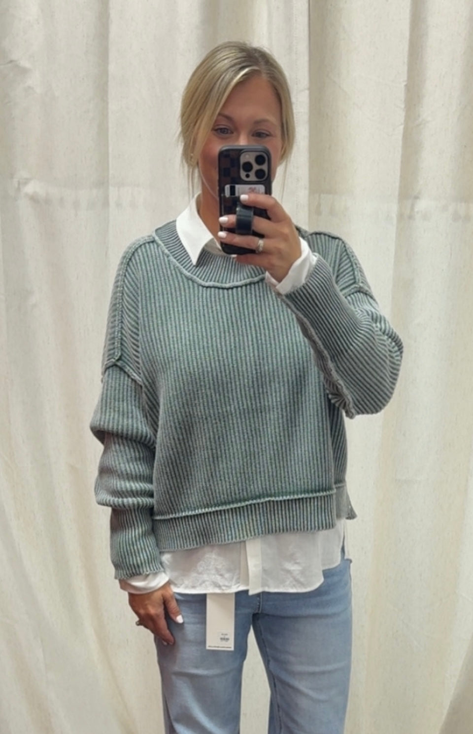 RESTOCK! Oversized Vintage Wash Sweater