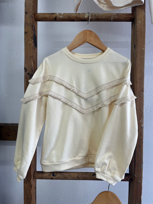 Girls Fringe Sweatshirt