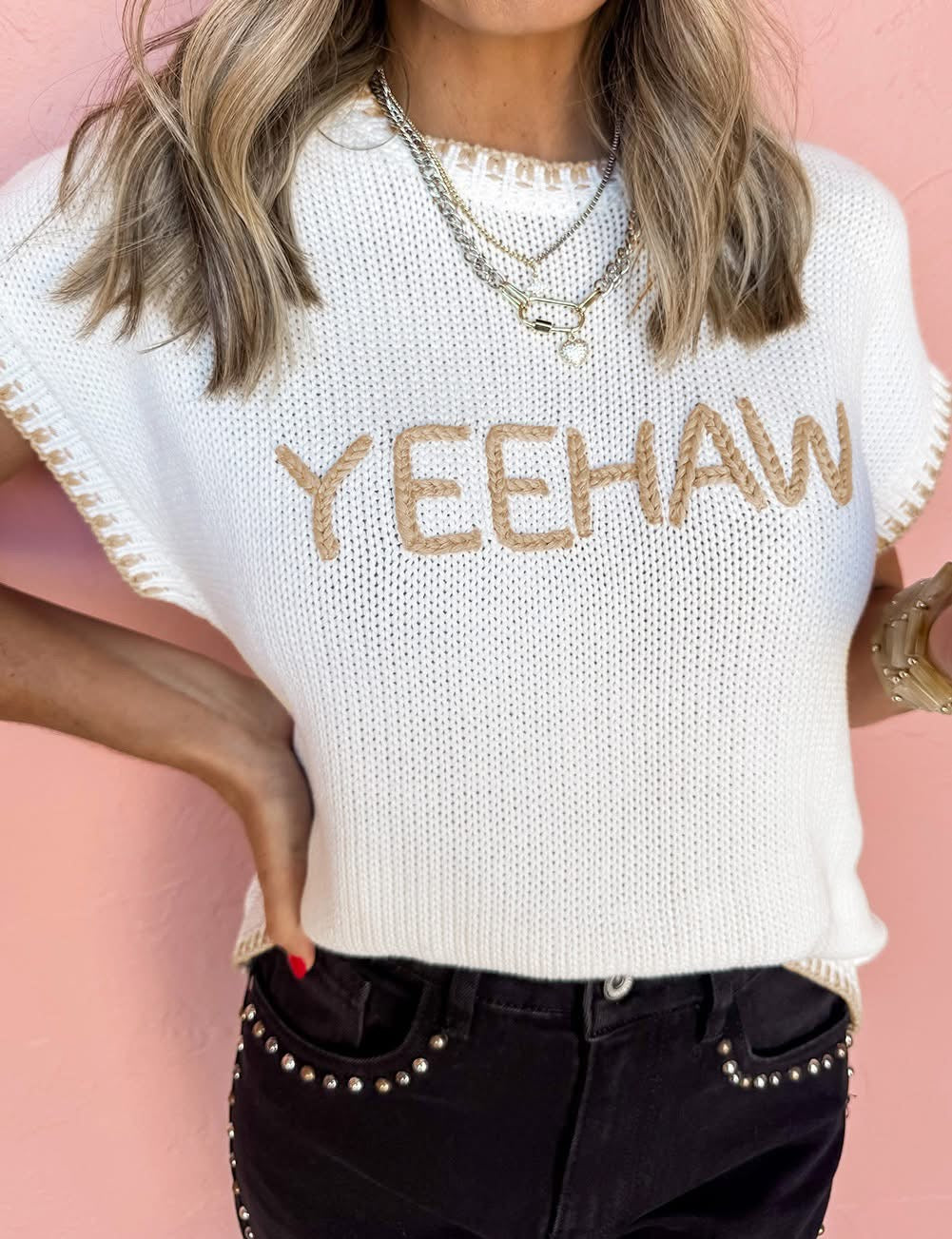 YEEHAW Knit Top