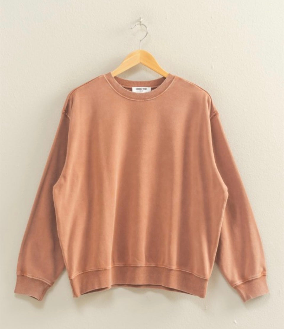 The Lucy Mineral Washed Sweat Shirt