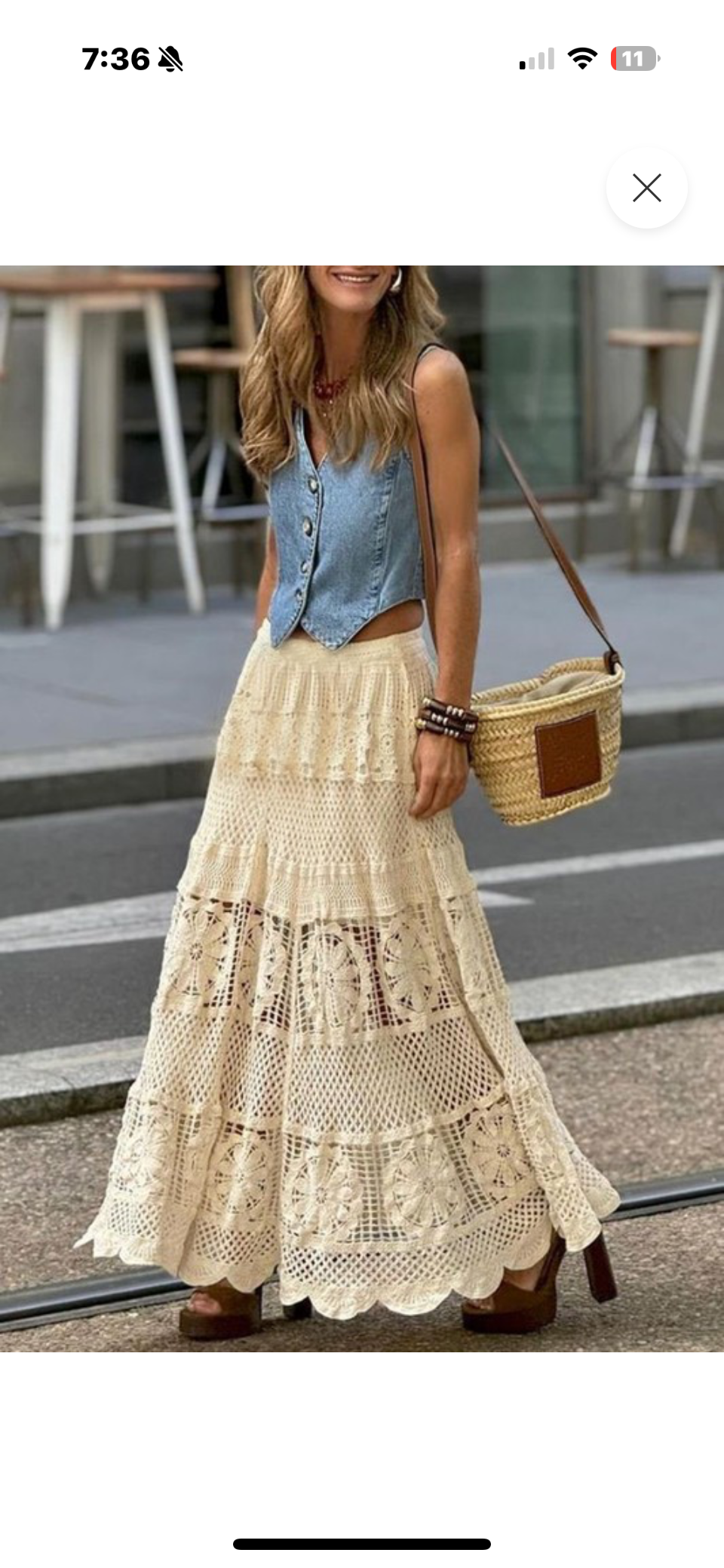 Boho Maxi Skirt