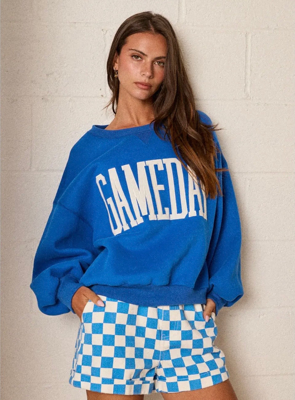 Pre Order Gameday Royal Sweater