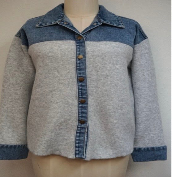 Denim Mixed Shacket