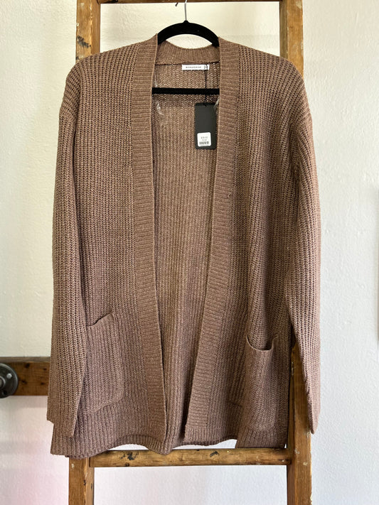 Mocha Sweater Cardigan