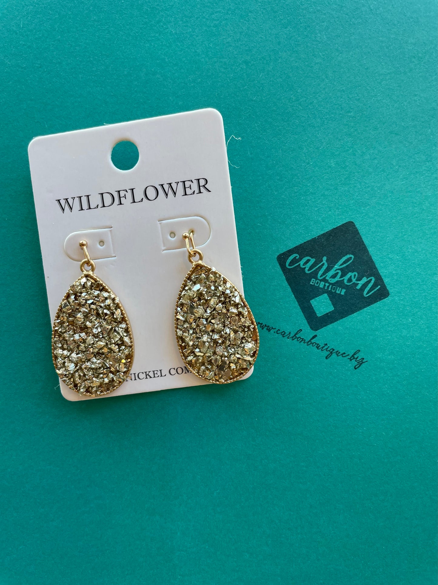 Glitzy Gold Earrings