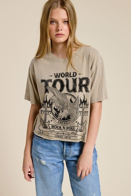 World Tour Rock & Roll Vintage T