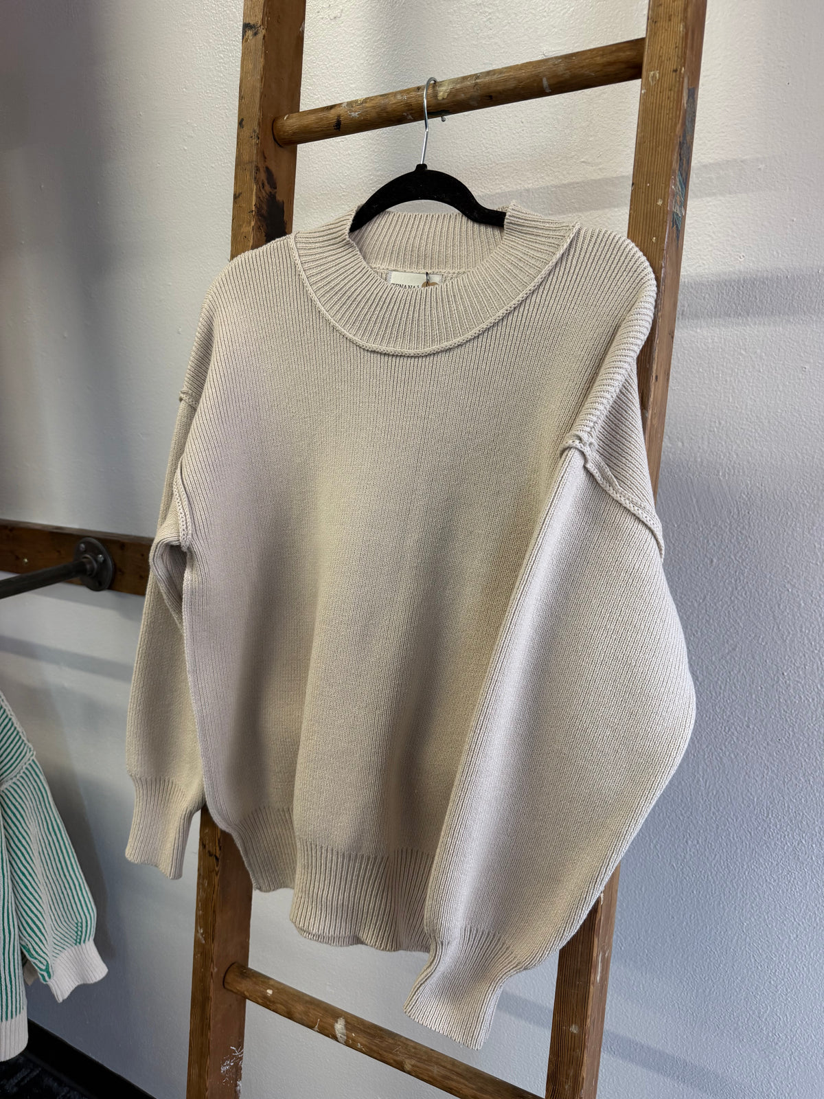 The Terry Sweater W/ Reverse Stitching