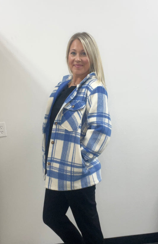 Blue Plaid Jacket