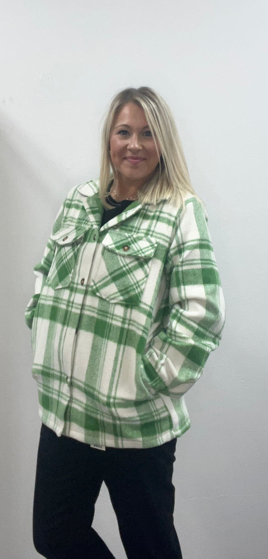 Green Plaid Jacket