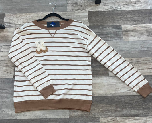 Striped Long Sleeve Crew Neck