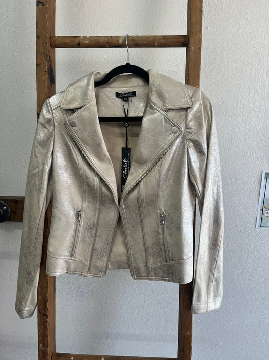 Charlie B Champagne Motto Jacket