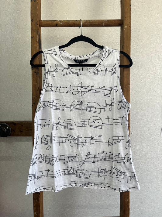 Charlie B Music Note Tank