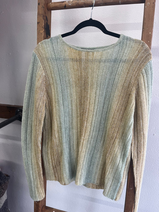 Charlie B Lightweight Space Dye Yarn Sweater