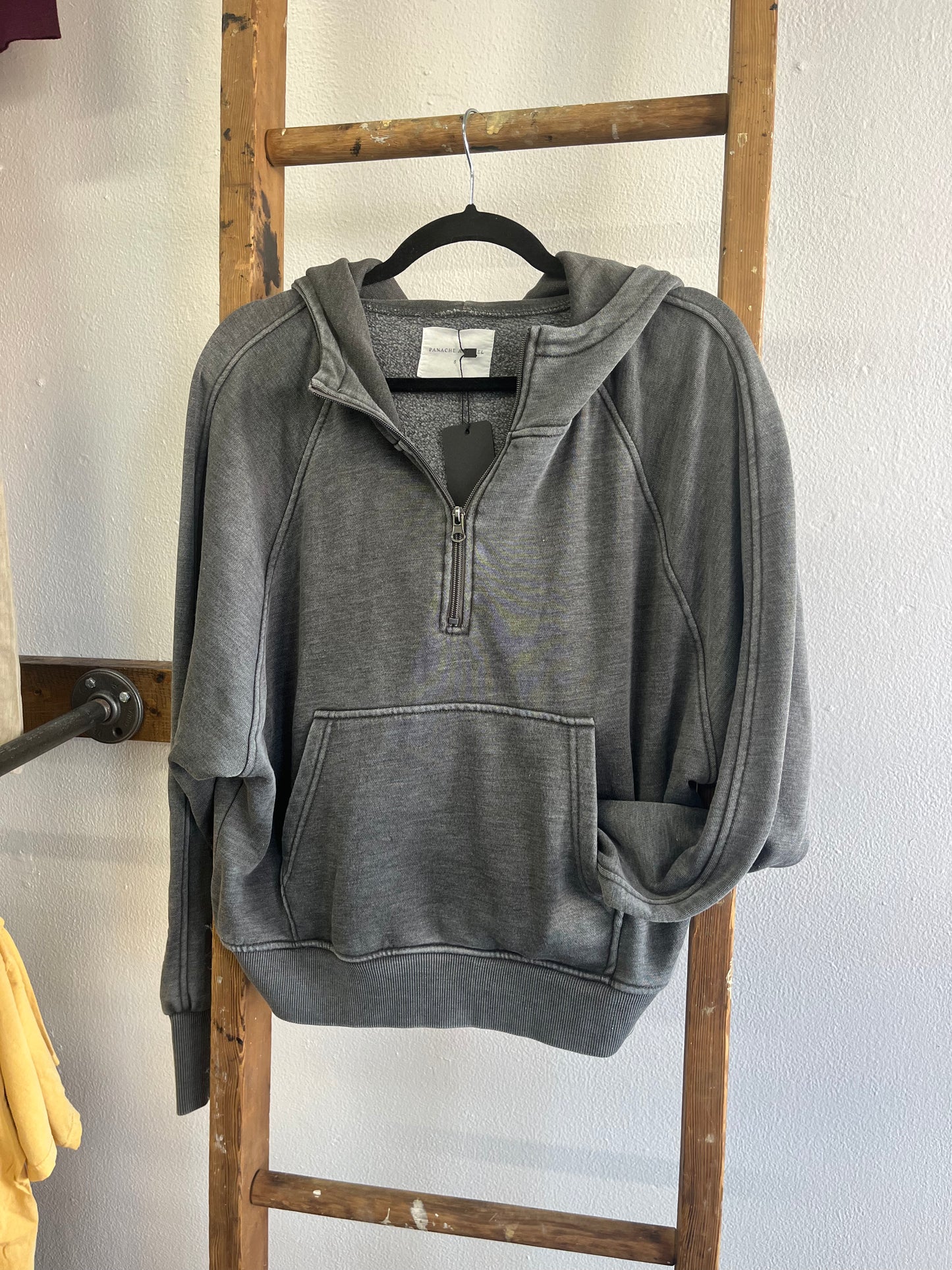 Grey Hooded Sweatshirt