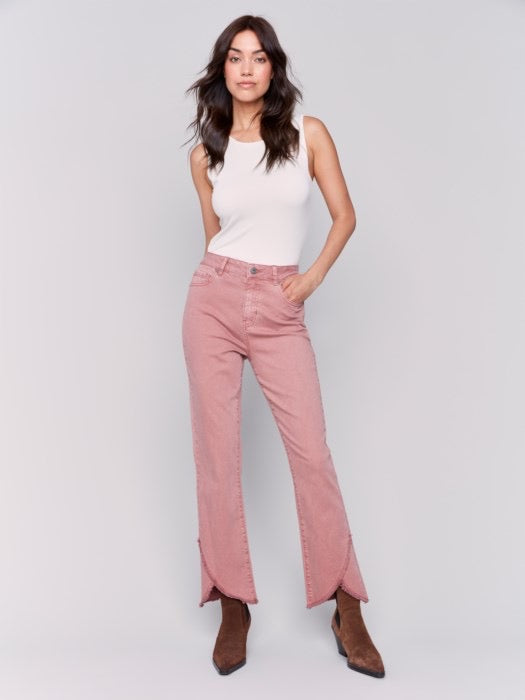 Charlie B Front Tulip Hem Pant