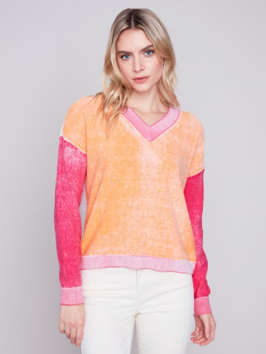 Cold Dye Cotton Sweater