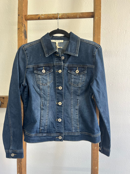 Charlie B Dark Denim Jacket