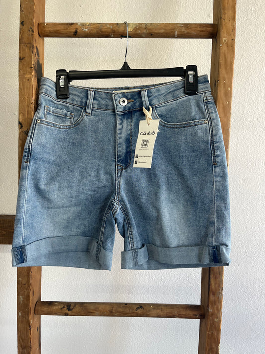 Charlie B Light Rolled Shorts