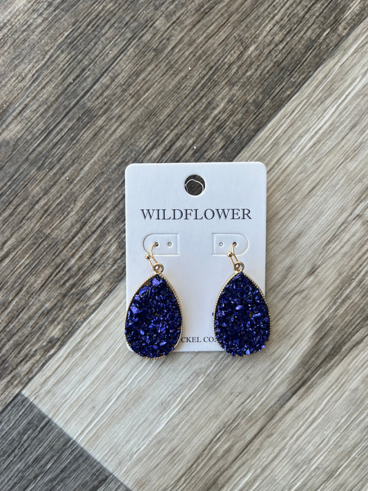 Royal Druzy Dangle